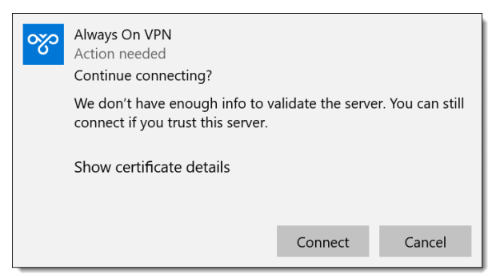 VPN ERROR CODE 2