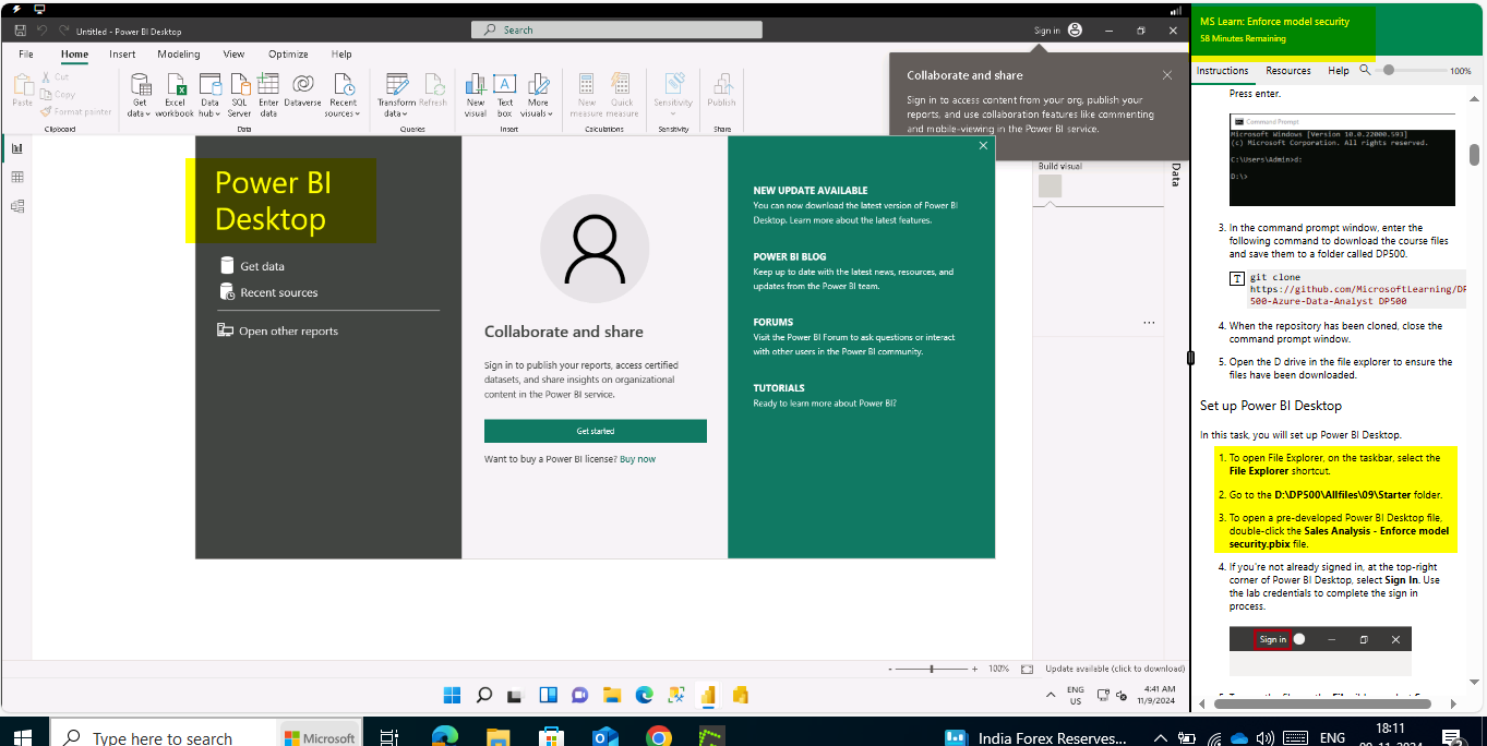 Link to wrong exercise - Microsoft Q&A