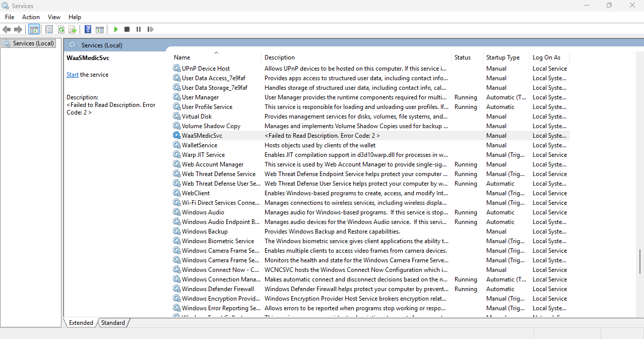 WaaSMedicService - Microsoft Q&A