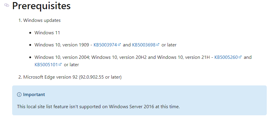 Edge IE Compatability not working on only some desktops - Microsoft Q&A