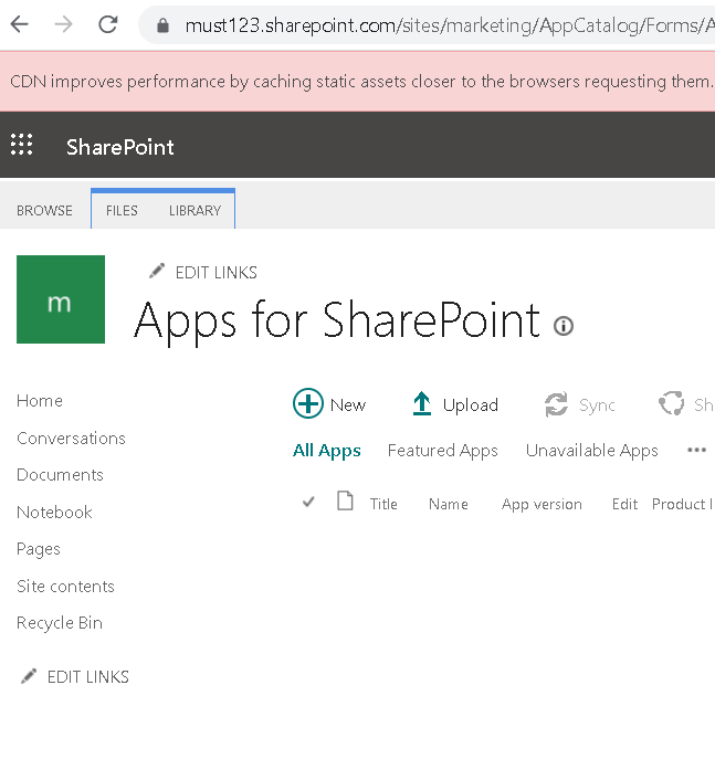 App Catalog site collection is not taking sppkg Microsoft Q&A