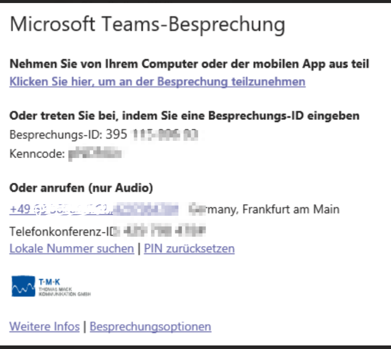 microsoft teams how to find meeting id