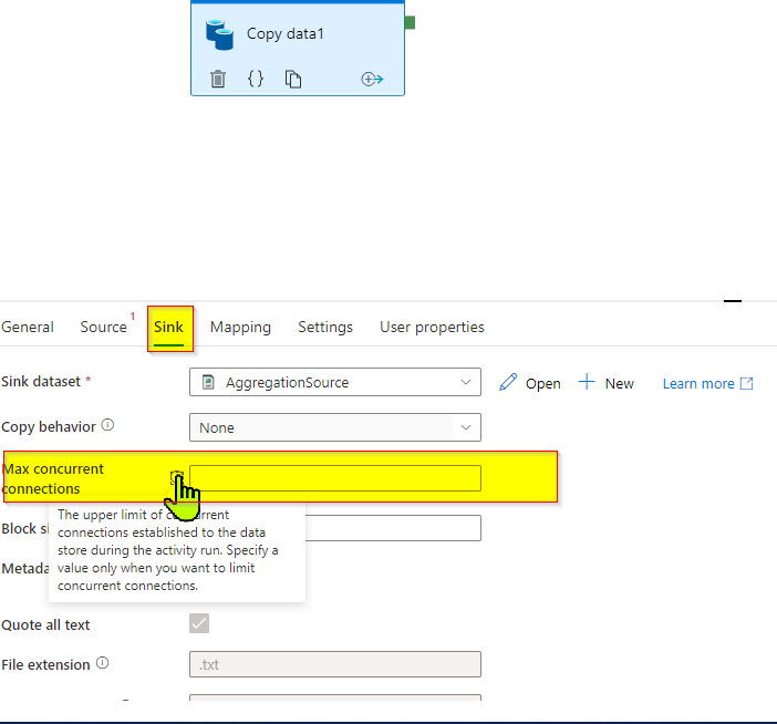 Azure Data factory copy activity ...