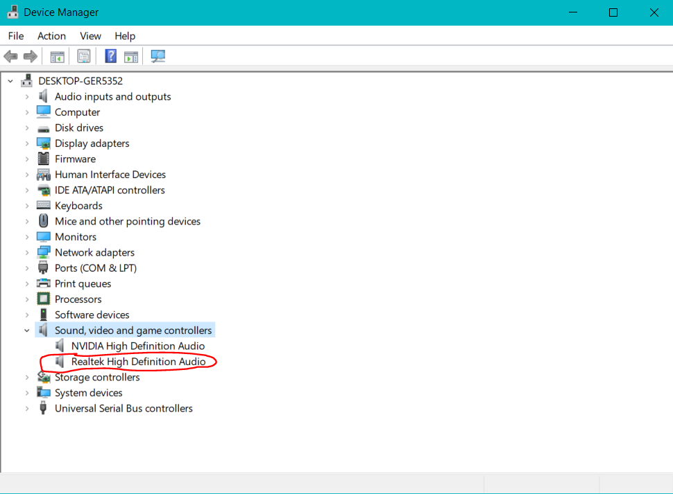 Audio Output Device - Microsoft Q&A