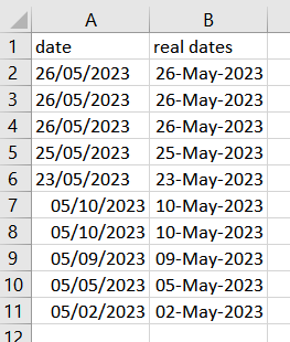 Date format changes when day is less than 13 - Microsoft Q&A