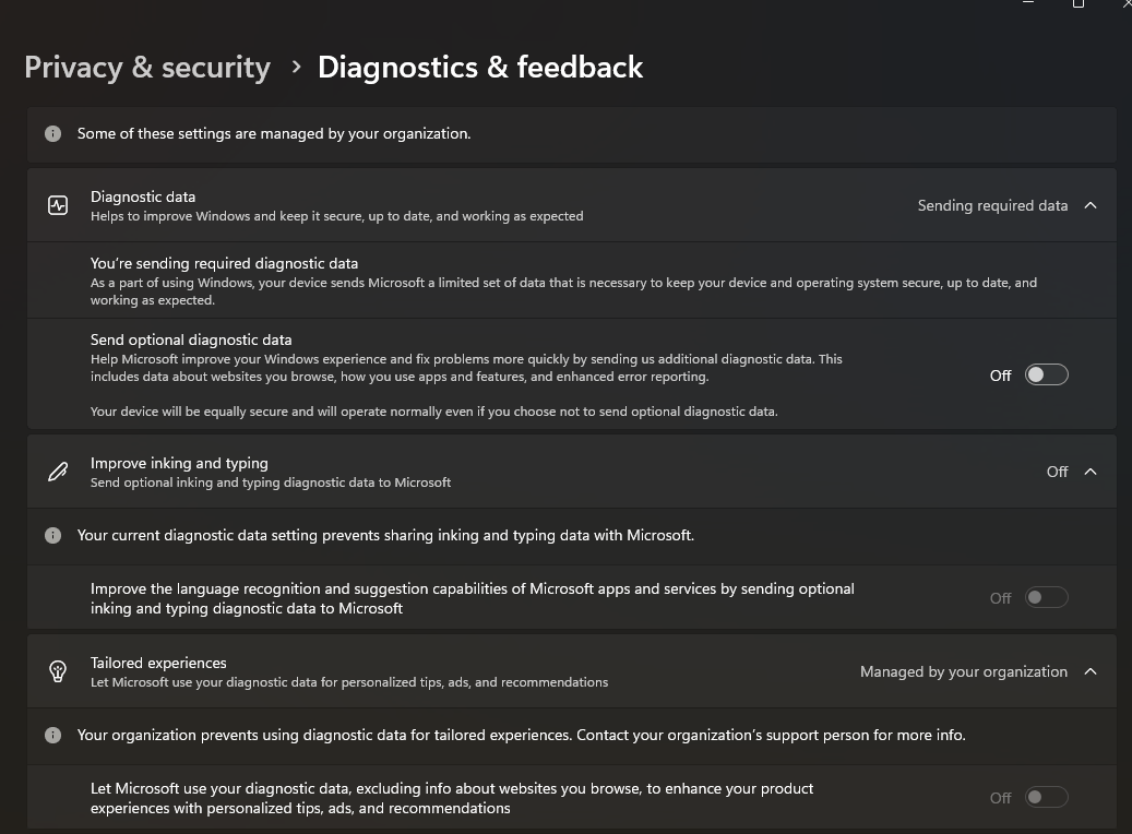 managed by your organization but is my personal PC - Microsoft Q&A