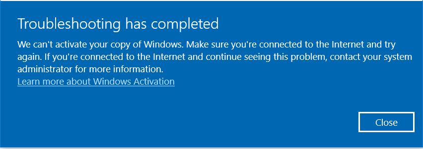 Windows 10 activation issue after reset - Microsoft Q&A