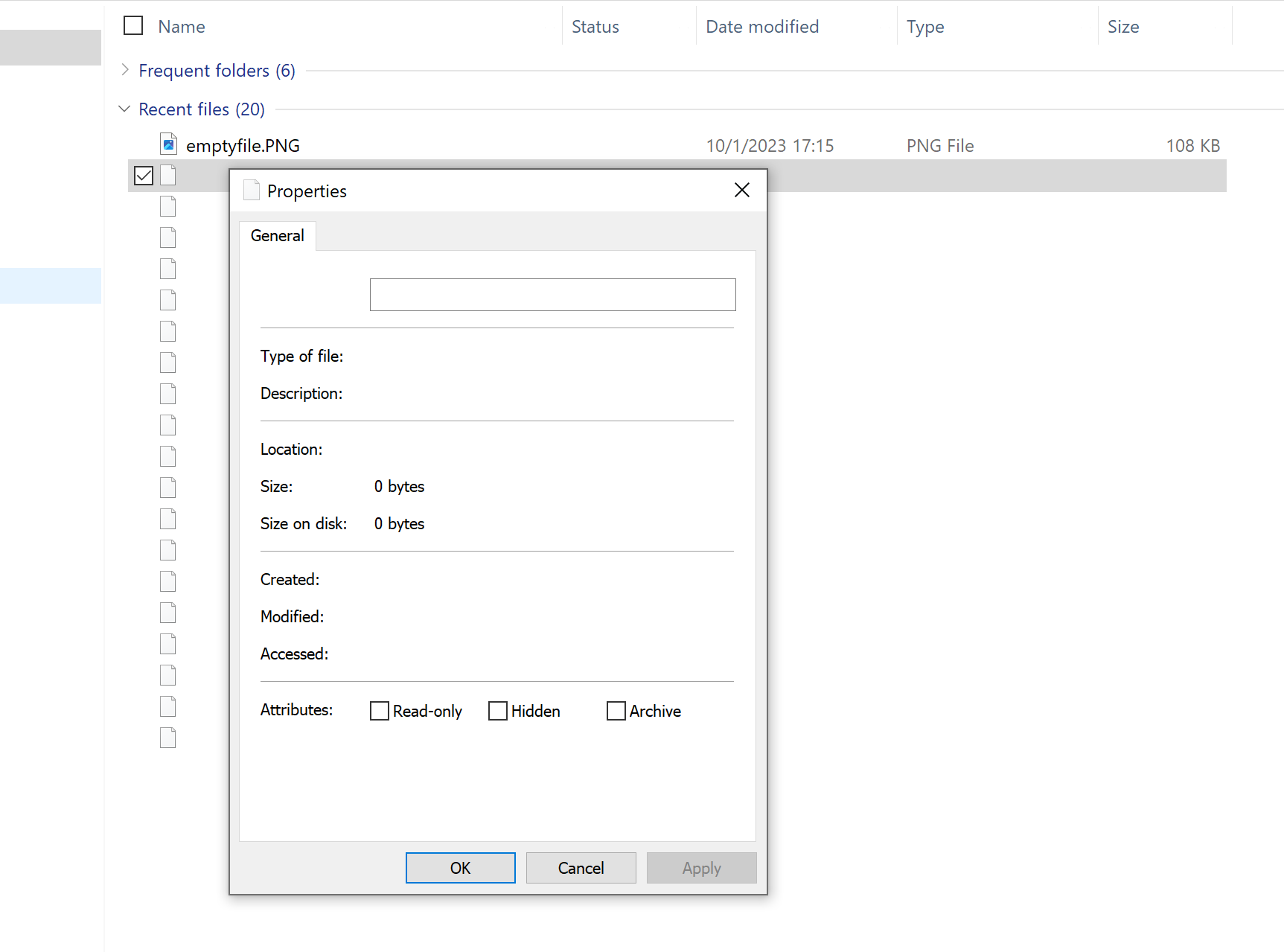 Issue Renaming External Drive Folder Found NonExistent Quick Access