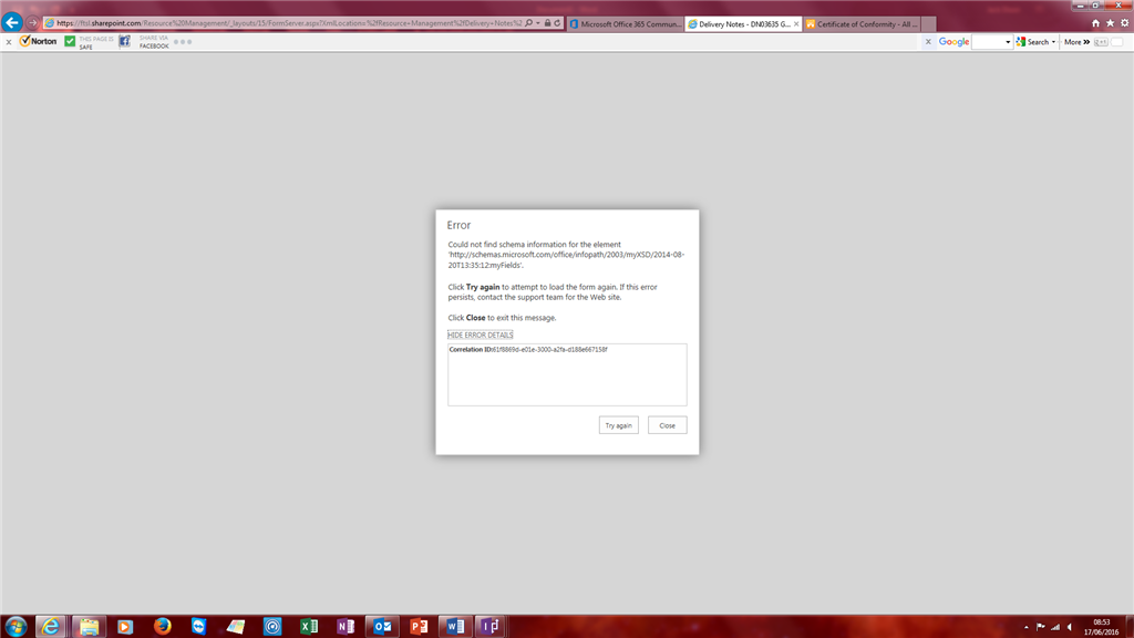 Can't access old InfoPath forms on office 365 - Microsoft Q&A