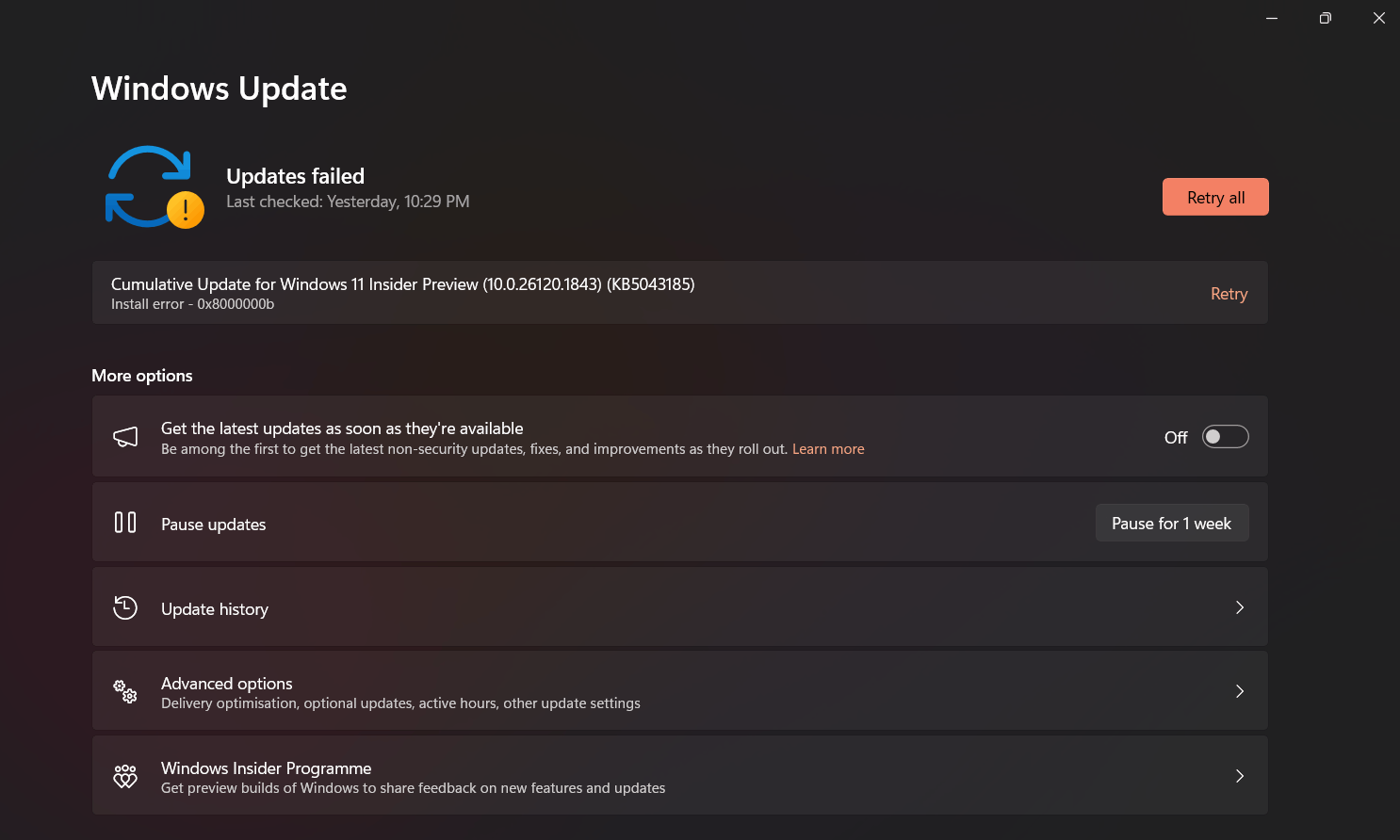 Install error on windows 11 - Microsoft Q&A