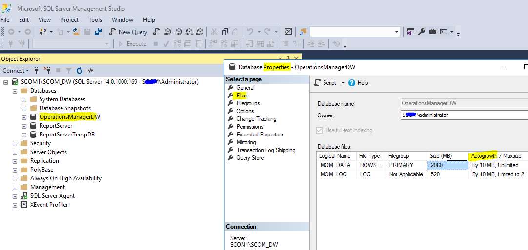 Performance data collection process unable to write data to the Data ...