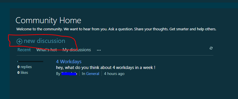 Changes in community Site - Microsoft Q&A