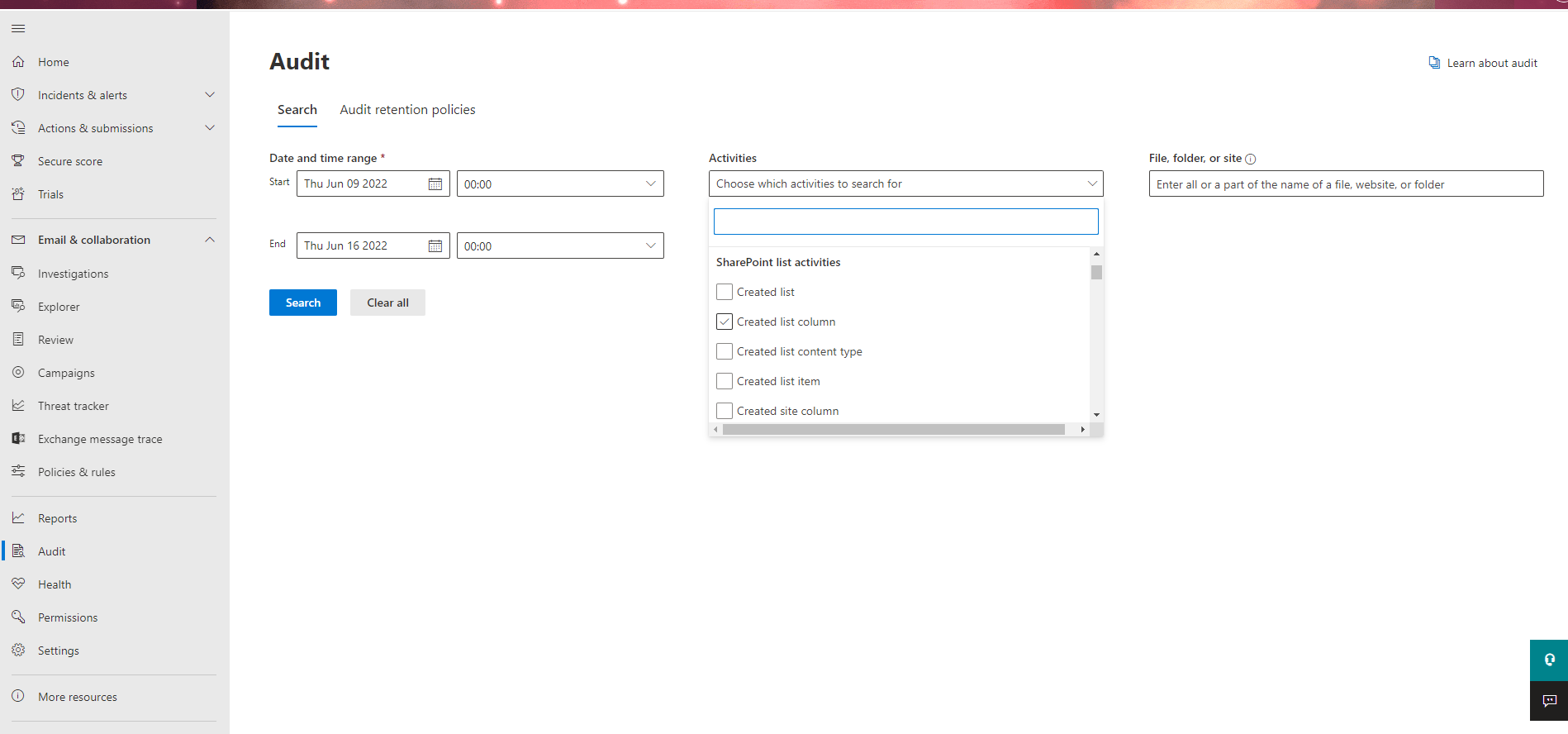 SharePoint Online updates list ? - Microsoft Q&A