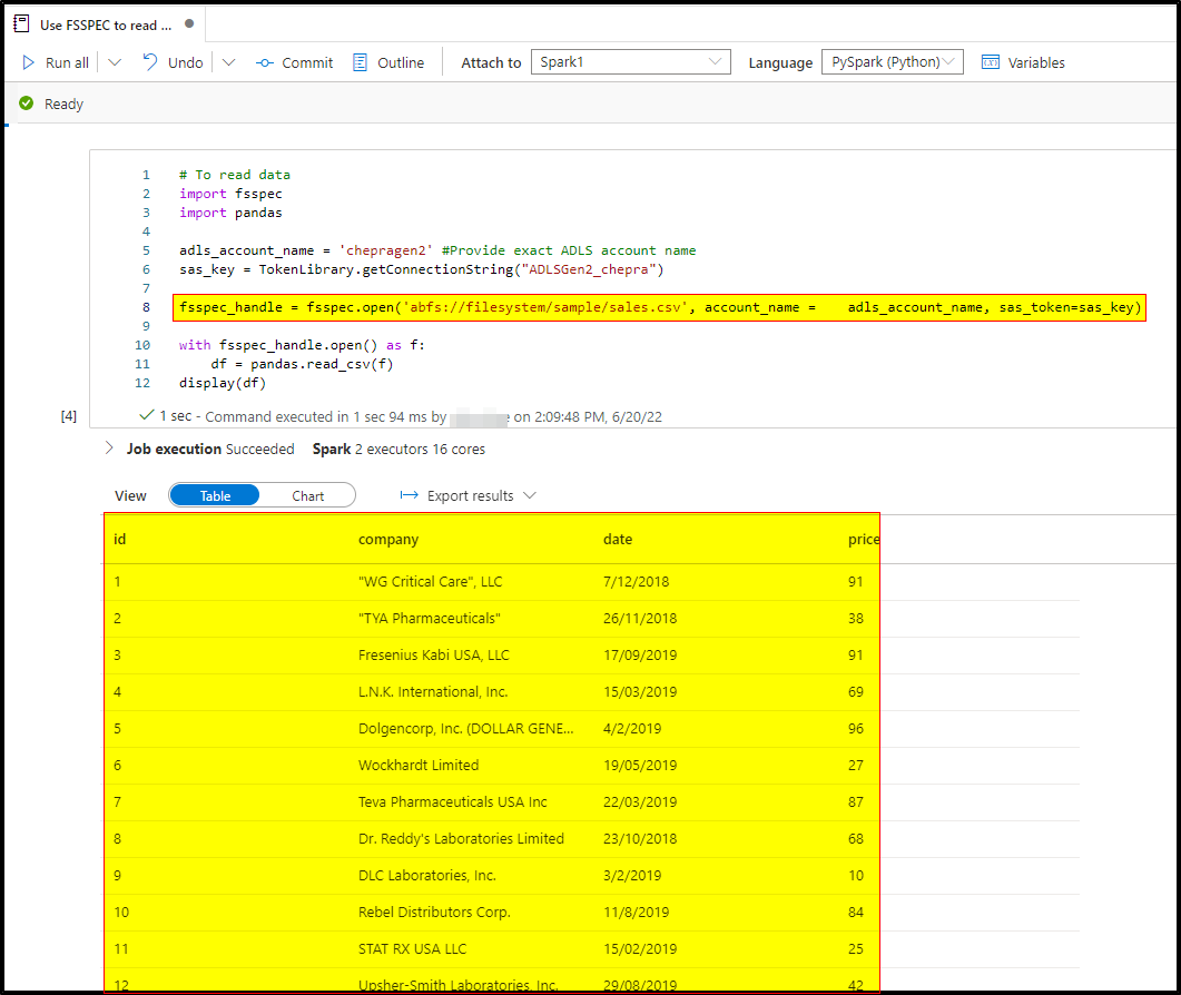 Unable to write data in adls microsoft q a