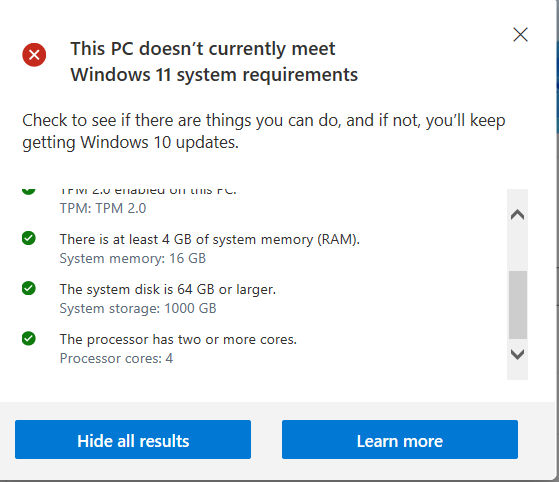 Intel core i7 6700 does not support Windows 11 - Microsoft Q&A
