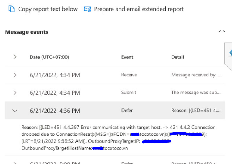 Issue : when sending mail form user office365 - Microsoft Q&A