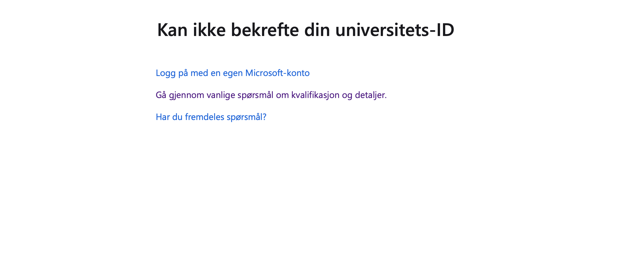 Cant log into azure for students - Microsoft Q&A