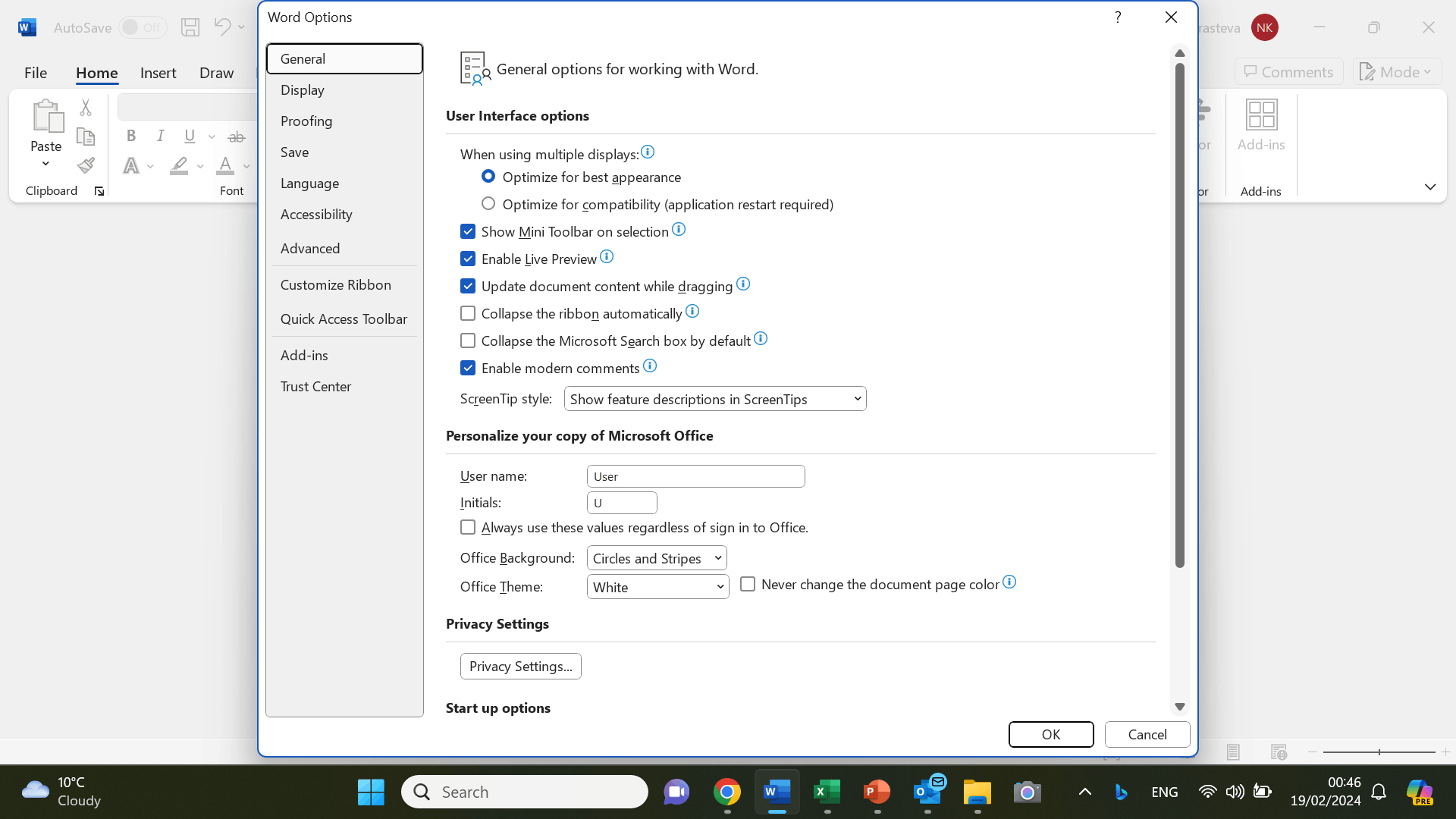 Office Theme colour - Microsoft Q&A