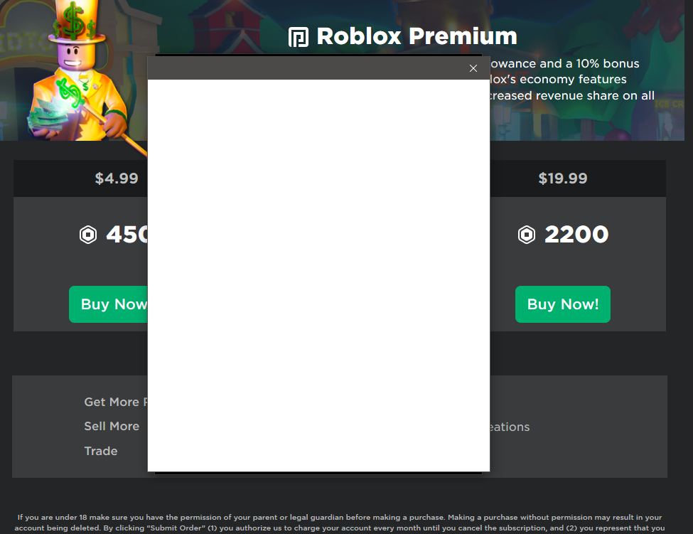 I can't buy robux help