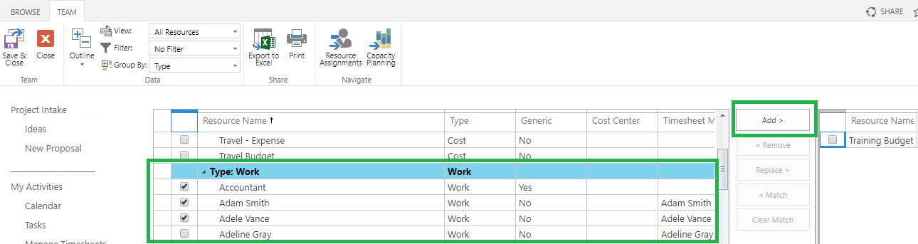 Microsoft Project Online - Can't assign resource - Microsoft Q&A