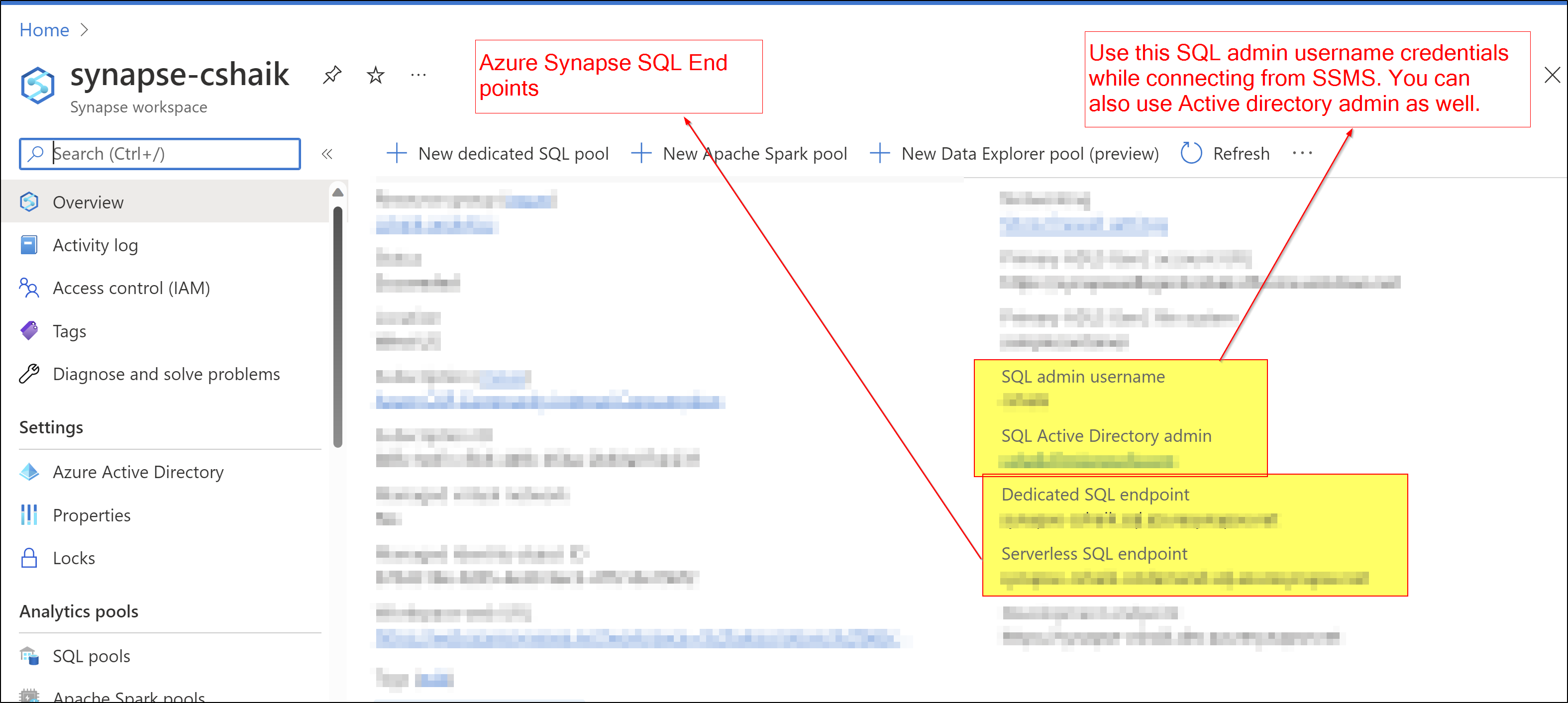 Azure Synapse Analytics- SQL Server tables - Microsoft Q&A