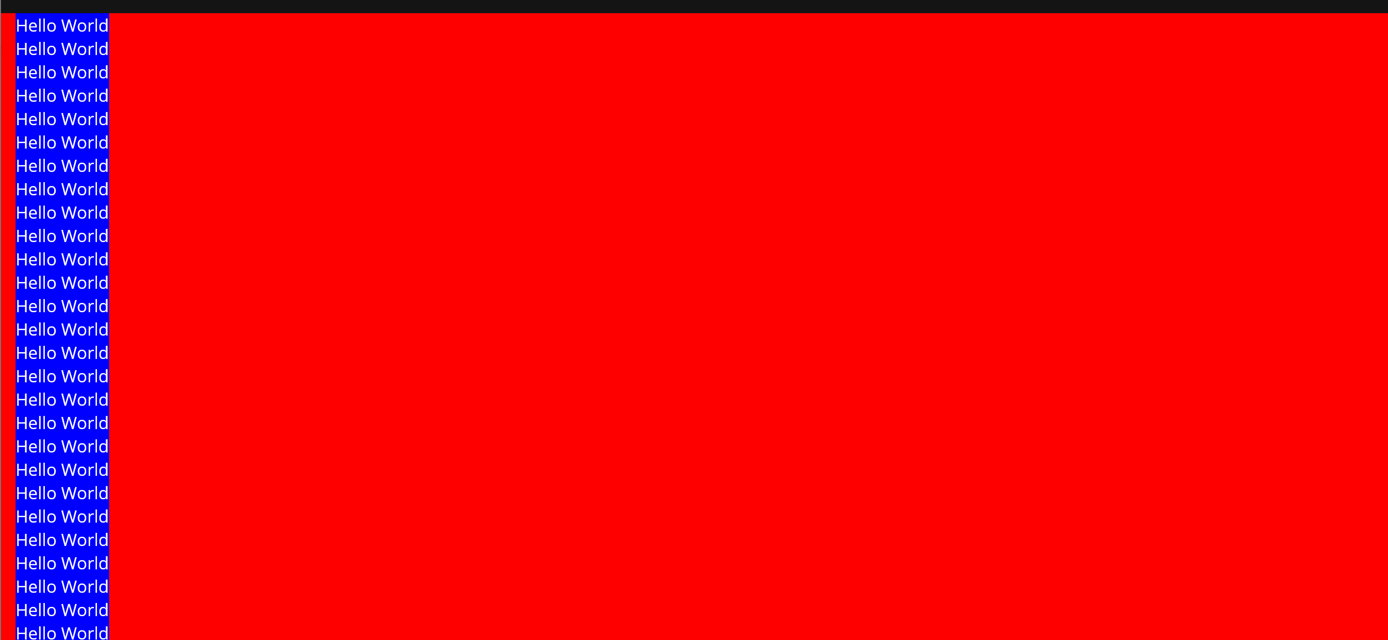 Picture showing the problem