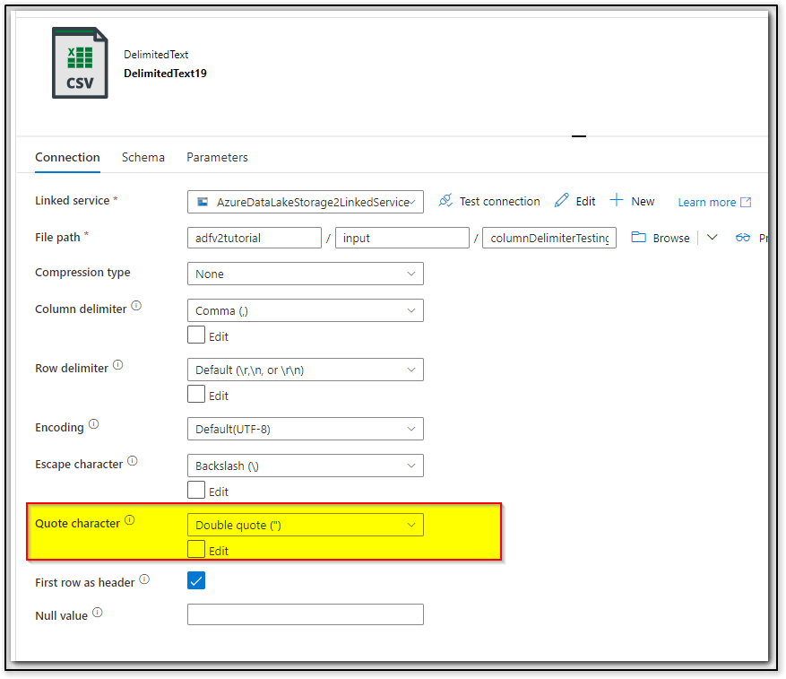 Csv Delimited Text More Columns Than Defined Data Factory Microsoft Qanda 6631