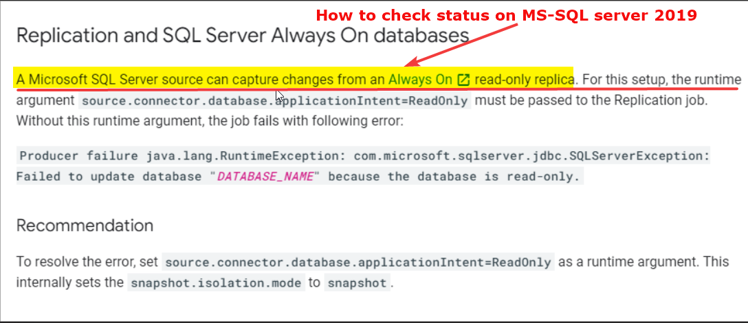 SQL Server 2019 Producer Failure and Slowness of initial load data from ...