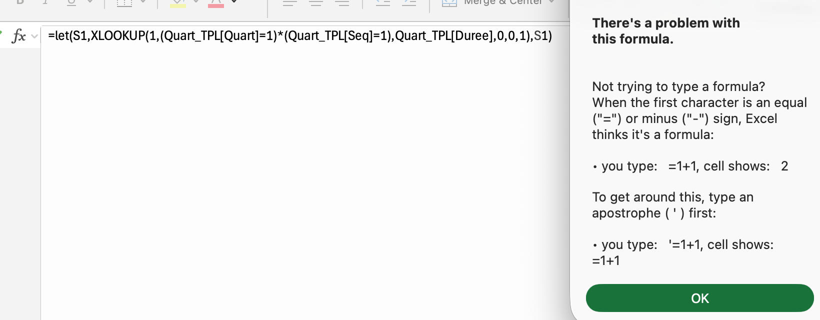 Error with Excel Premium on Mac - Microsoft Q&A