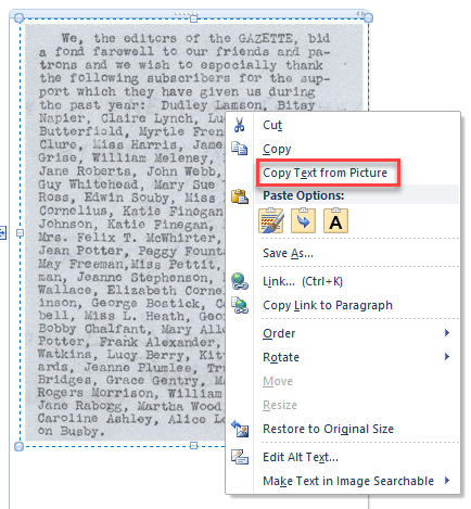 Adobe Scan to editable text in Word? - Microsoft Q&A