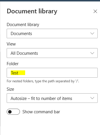 In a document library on a page on Sharepoint: how to remove unwanted ...