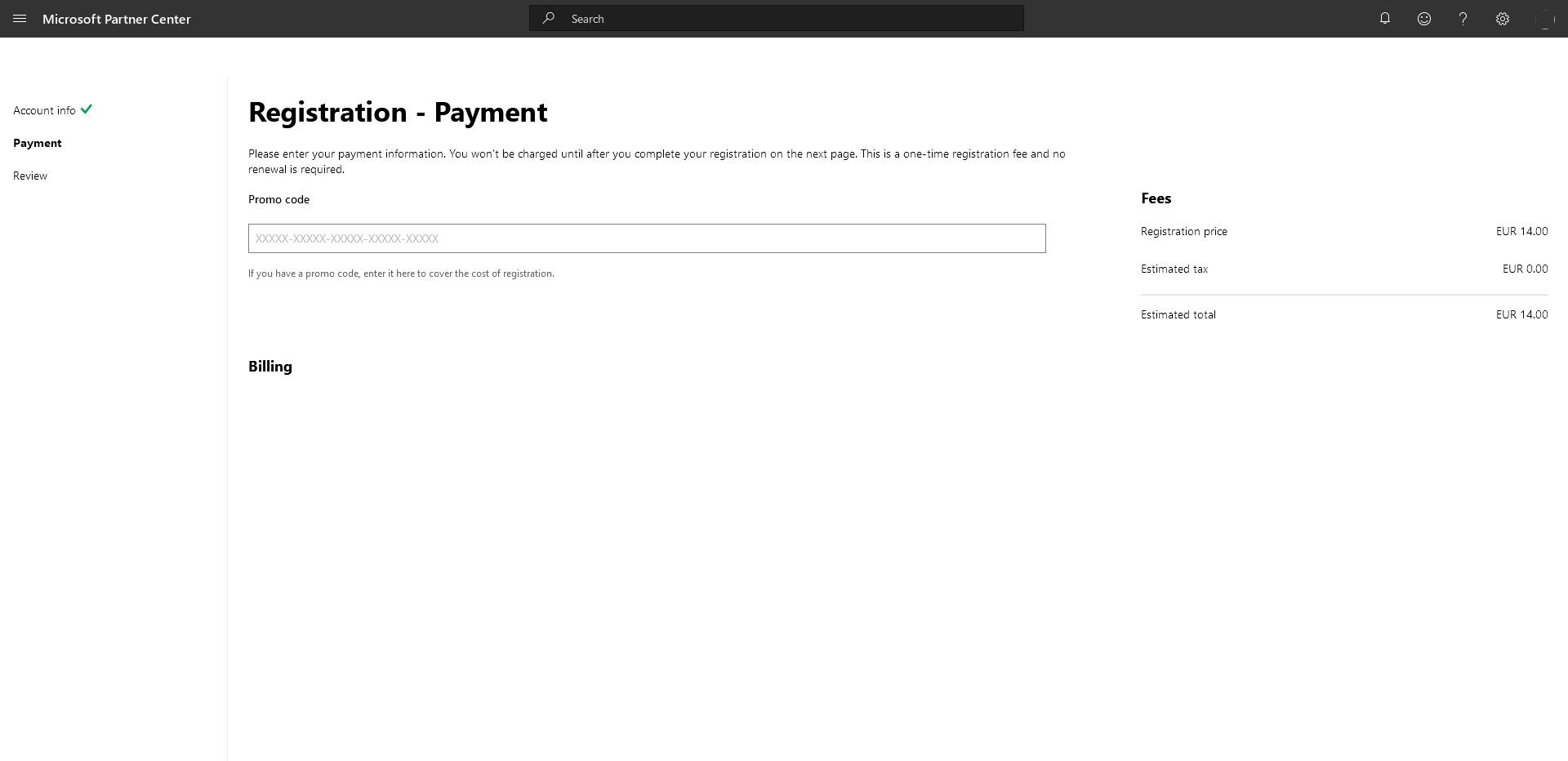 Can't pay Windows Developer account Microsoft Q&A