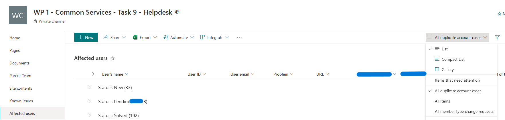 How to give user accessing list via share link permission to see the ...