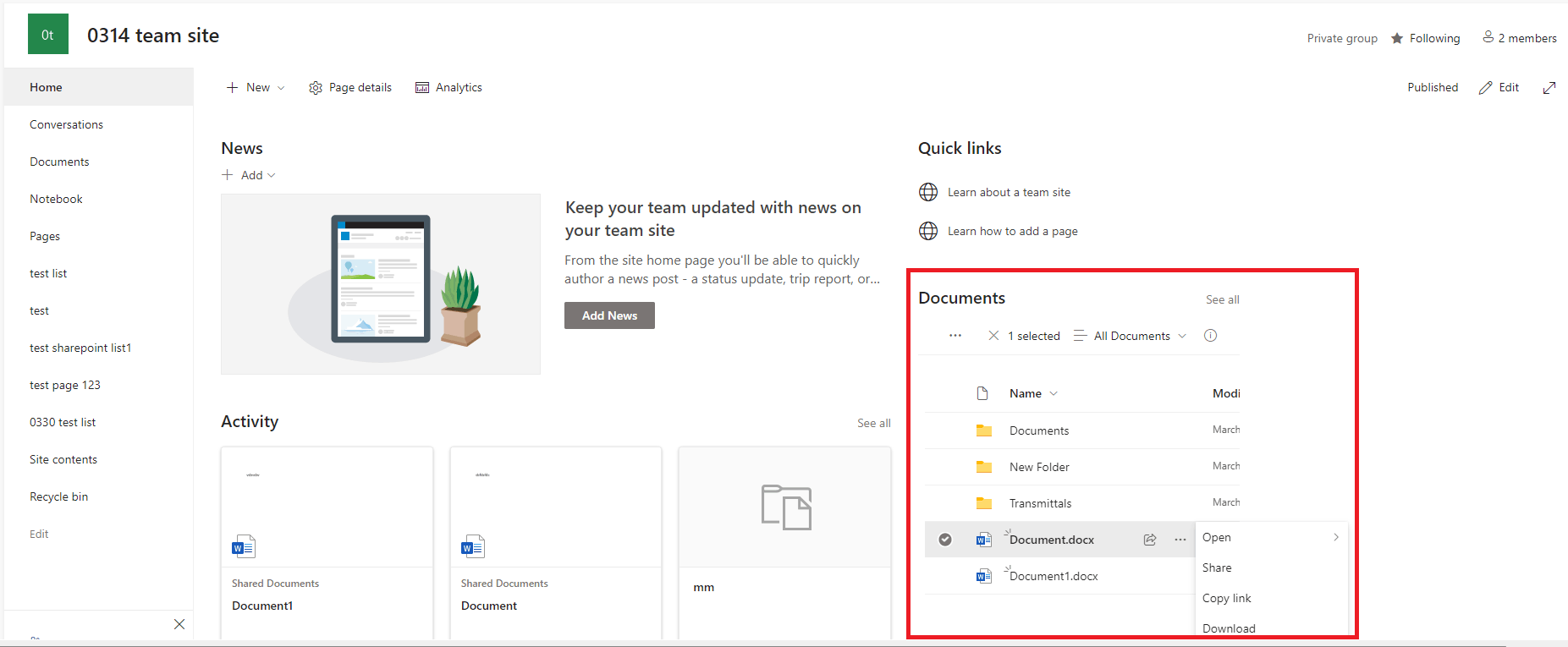 What means this red triangle in close to a document - Microsoft Q&A