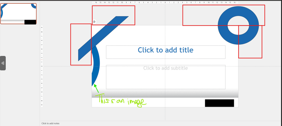 PowerPoint : issue with shapes extended beyond slide boundaries in ...