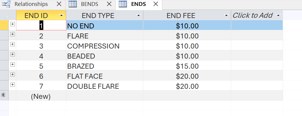 Creating a Quote Form with a subform and cost of goods calculations ...