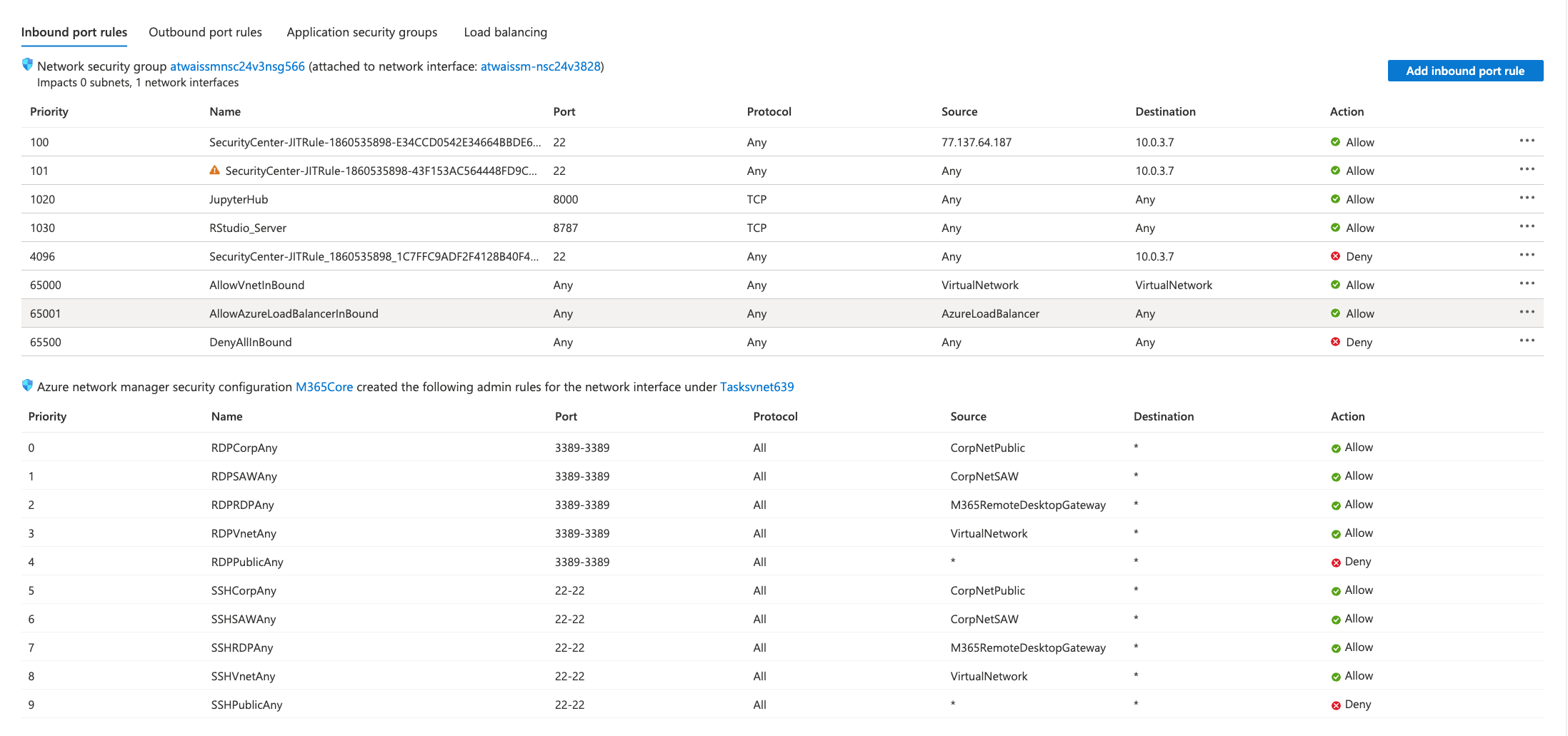 network-connectivity-blocked-by-security-group-rule-microsoft-q-a