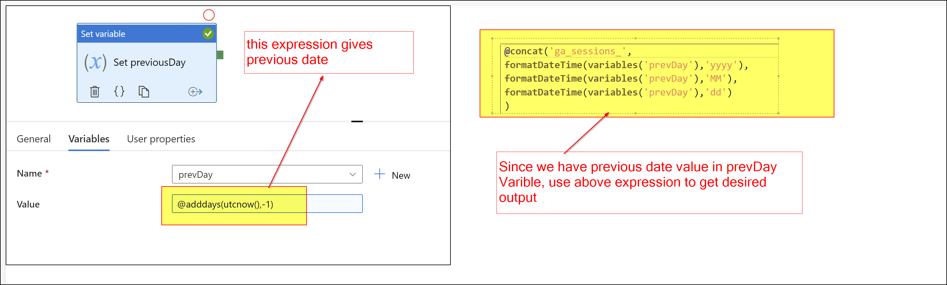 ADF BigQuery : Unable to add dynamic content in source - Microsoft Q&A