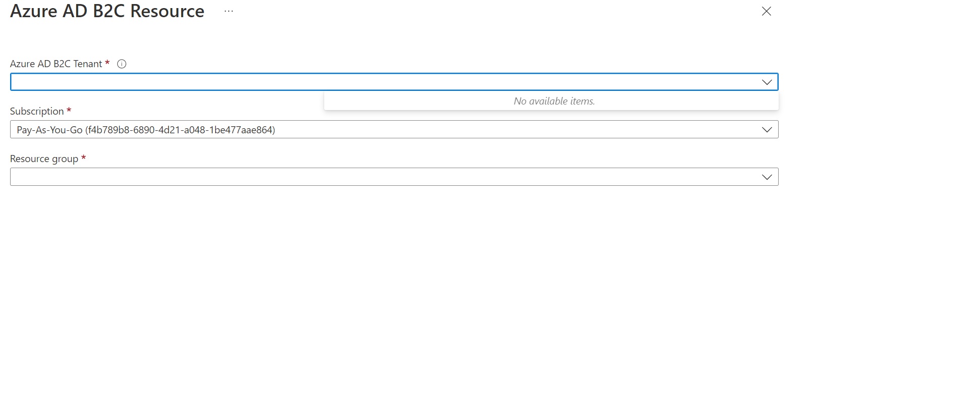 Not able to link the existing tenant to Azure B2C account - Microsoft Q&A