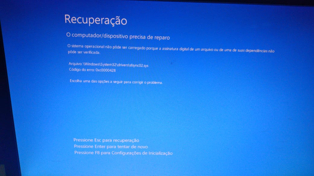 Como resolver o erro: 0xc0000428 no Windows 10 - Microsoft Q&A