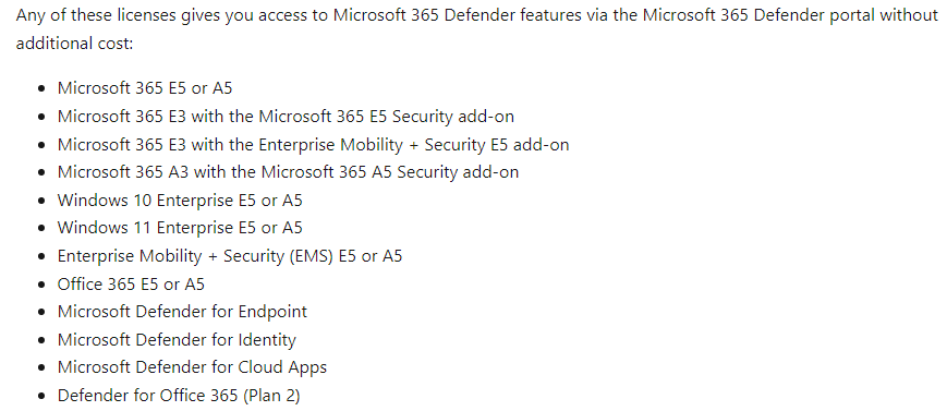 Defender Access - Microsoft Q&A