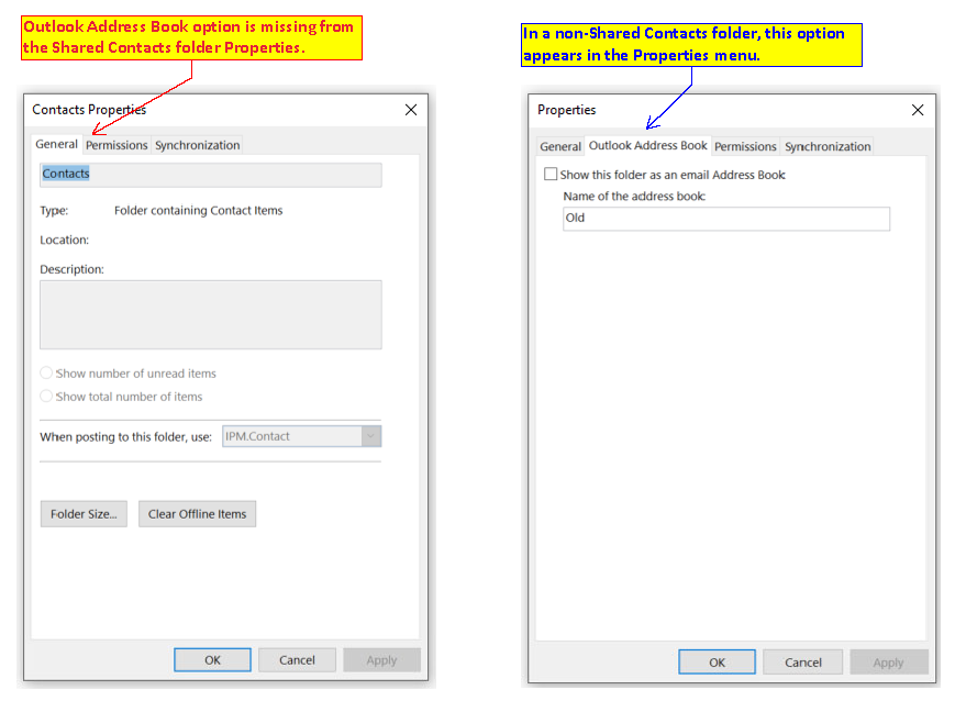 Screenshots side-by-side