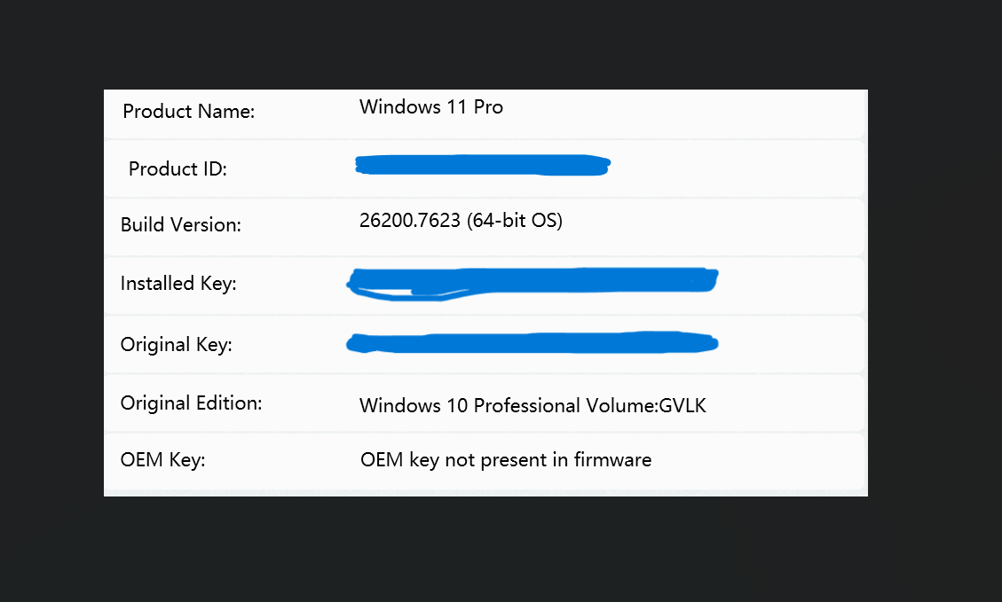 电脑更新到25H2后显示Windows未激活- Microsoft Q&A