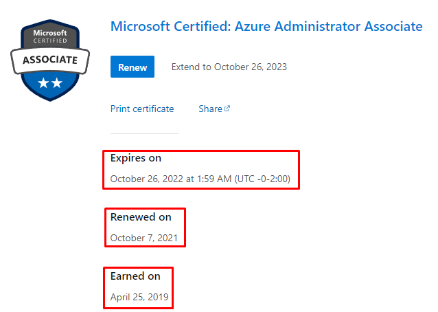 Expiration Certif - Microsoft Q&A