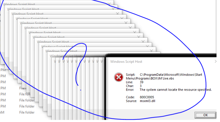 I want to hide windows script host error from user . - Microsoft Q&A