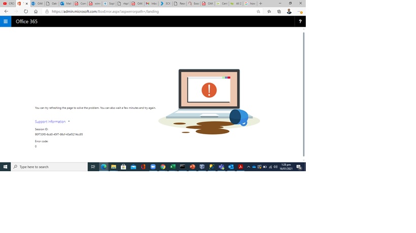 PROBLEM ACCESSING ADMIN PORTAL - Microsoft Q&A