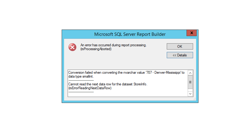 Multi parameter error Microsoft Q A