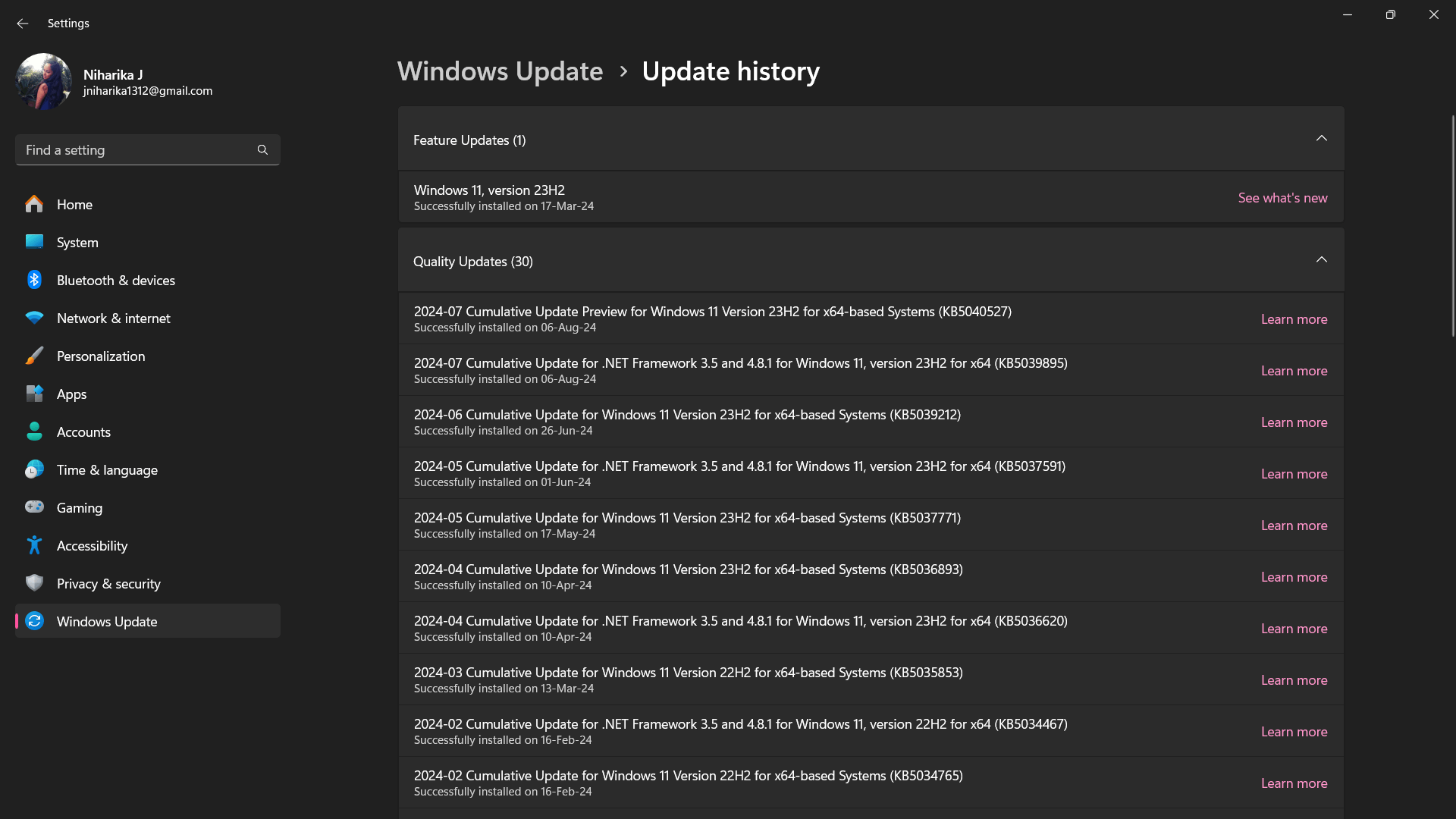 Windows lagging after the latest update. And I am unable to type ...