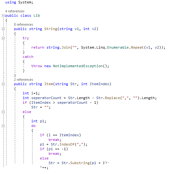 What causes the errors - CS0246 The type or namespace name 'Lib' could not  be found (are you missing a using directive or an assembly reference?) -  Microsoft Q&A