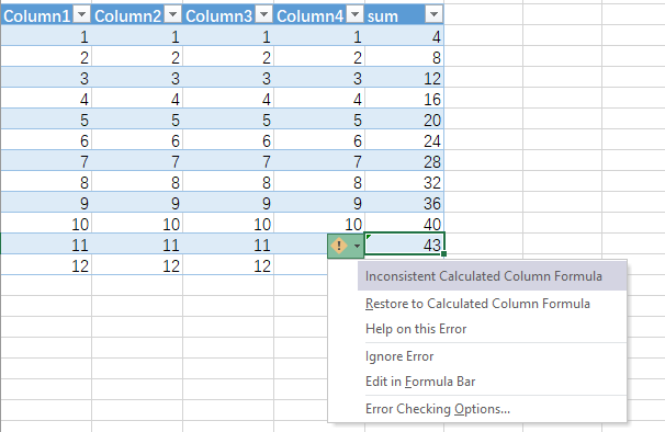 how to update default format and formulas in a table? - Microsoft Q&A